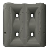 17571 - Tanks - Superslim Poly Rainwater Tank 2,000L - Slate Grey - Austral Ag