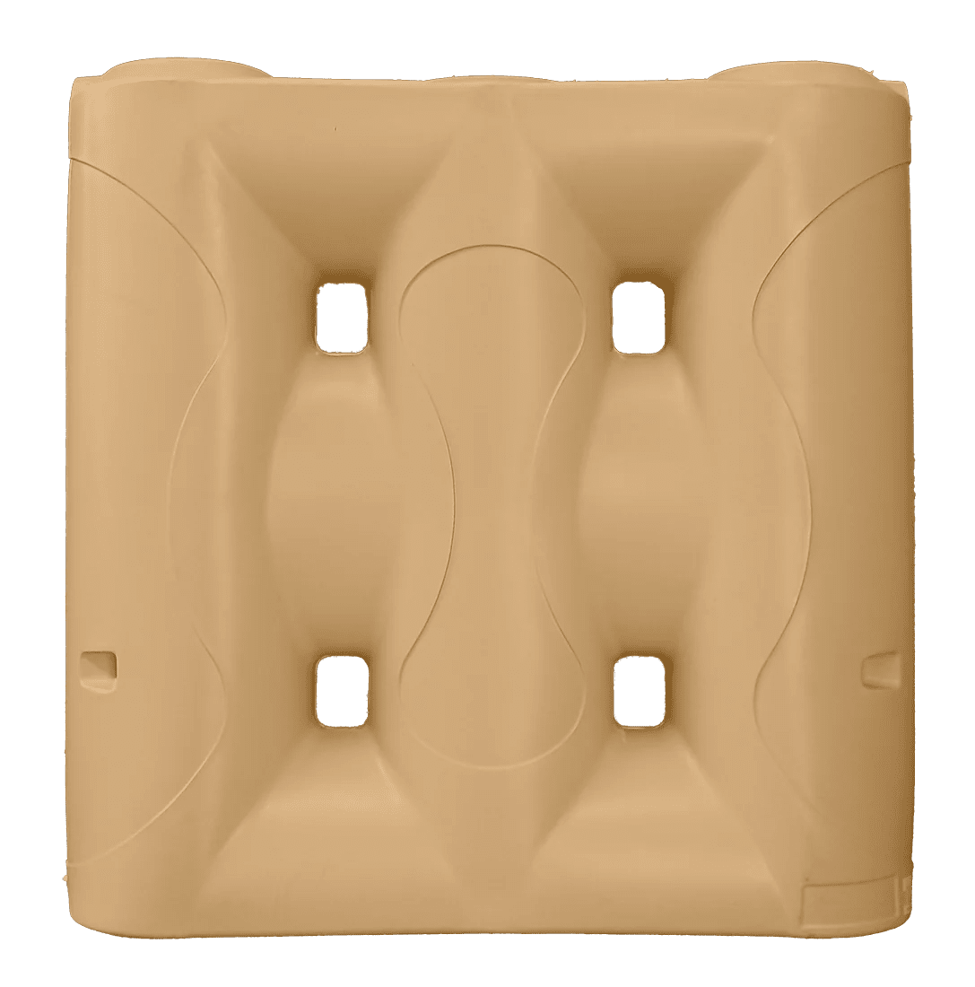 17574 - Tanks - Superslim Poly Rainwater Tank 2,000L - Wheat - Austral Ag