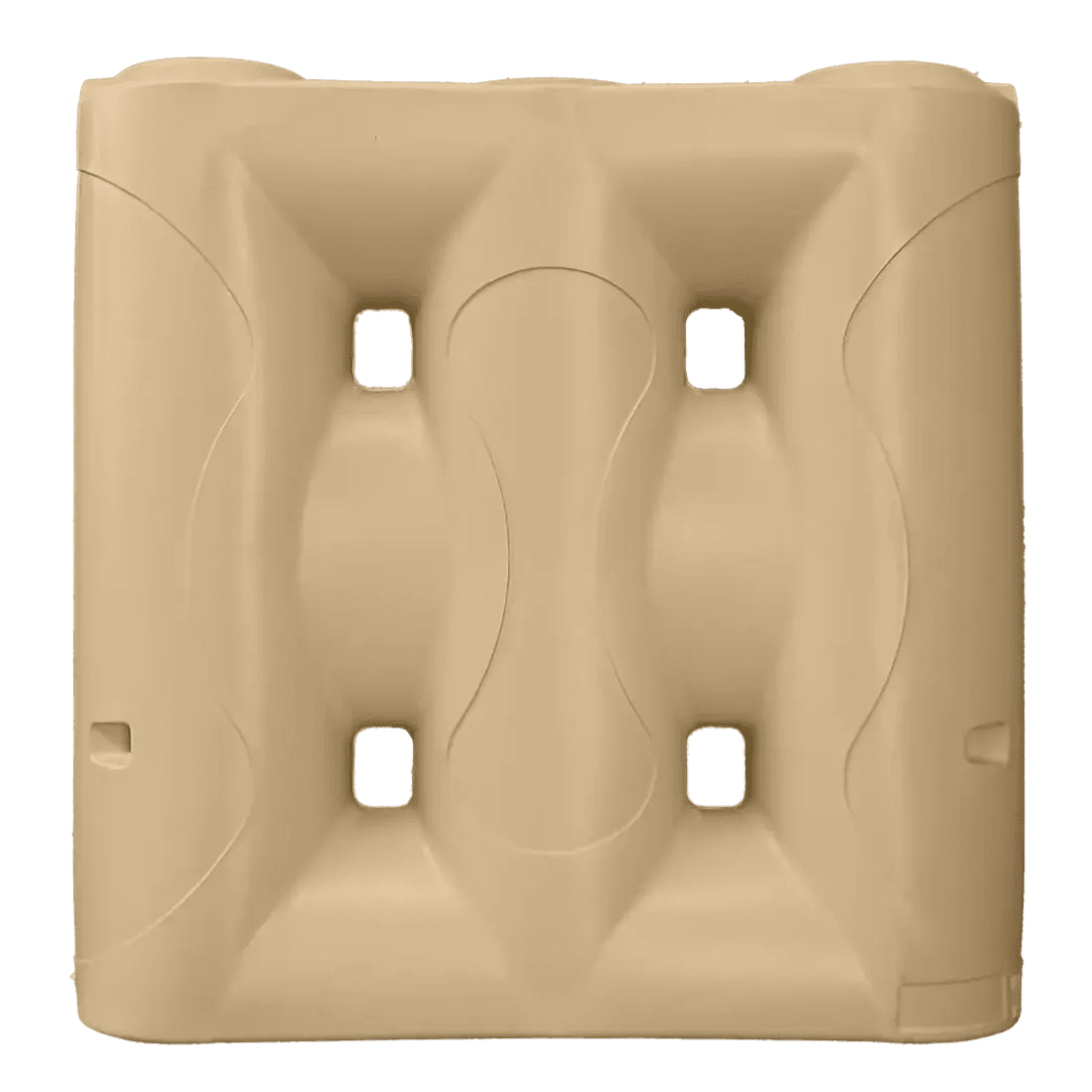 17570 - Tanks - Superslim Poly Rainwater Tank 2,000L - Smooth Cream - Austral Ag
