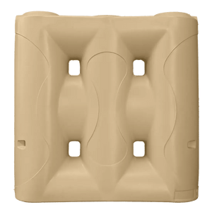 17570 - Tanks - Superslim Poly Rainwater Tank 2,000L - Smooth Cream - Austral Ag