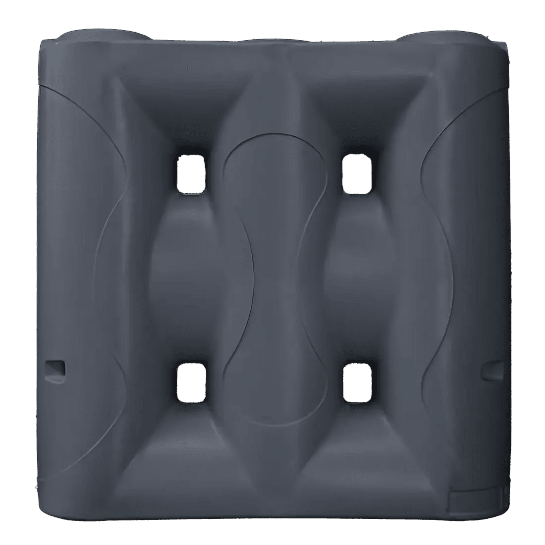 17563 - Tanks - Superslim Poly Rainwater Tank 2,000L - Metal Grey - Austral Ag