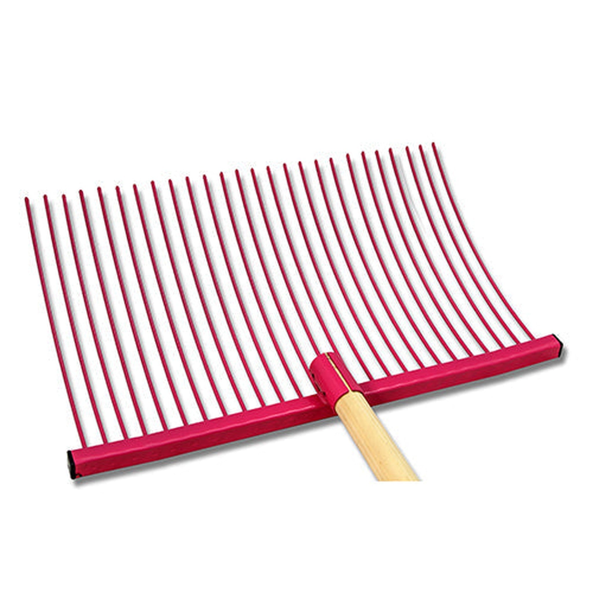 13632 - Hardware - Supreme Jumbo Stable Fork - Pink - Austral Ag
