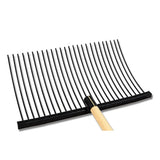 13630 - Hardware - Supreme Jumbo Stable Fork - Black - Austral Ag