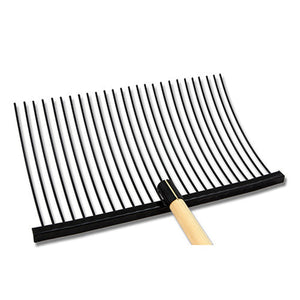 13630 - Hardware - Supreme Jumbo Stable Fork - Black - Austral Ag