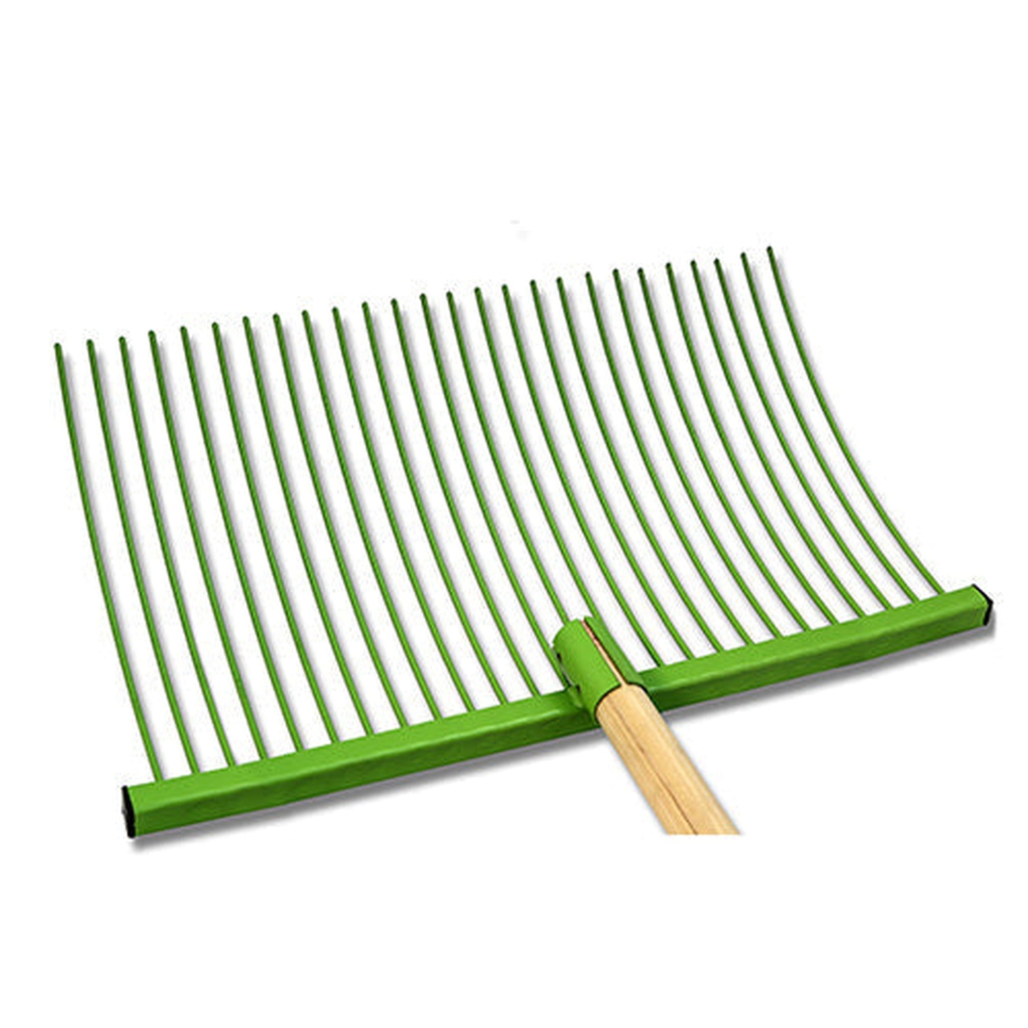 13633 - Hardware - Supreme Jumbo Stable Fork - Green - Austral Ag
