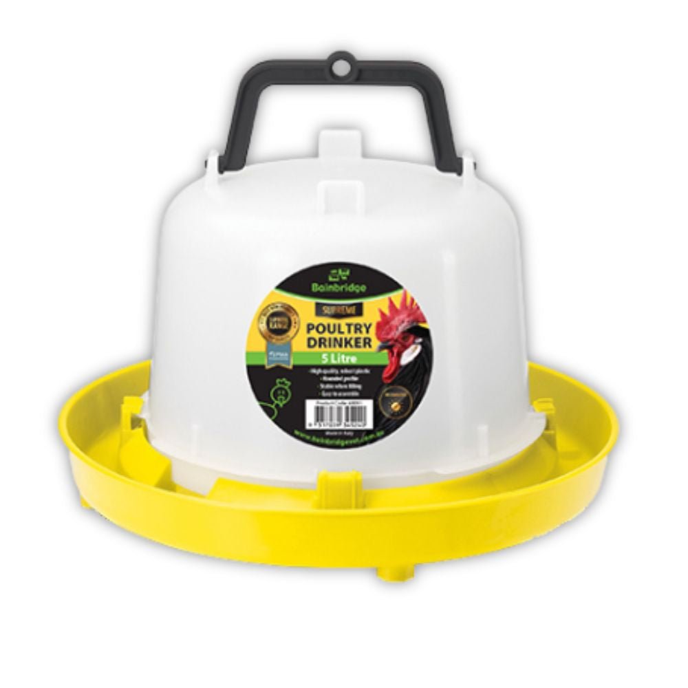 Supreme Poultry Drinker with Handle - Animal Accessories - Austral Ag