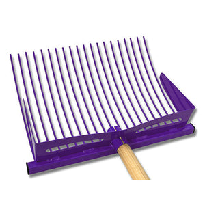 13637 - Hardware - Supreme Shovel Rake - Purple - Austral Ag