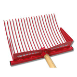 13634 - Hardware - Supreme Shovel Rake - Red - Austral Ag