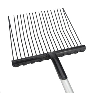 15383 - Hardware - Supreme Stable Fork Metal Aluminium Handle - Black - Austral Ag