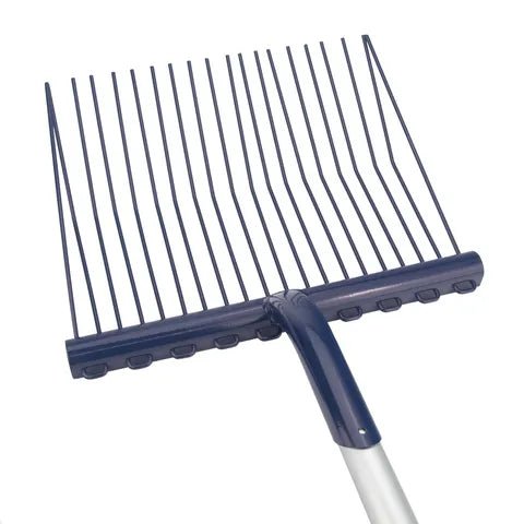 15386 - Hardware - Supreme Stable Fork Metal Aluminium Handle - Navy - Austral Ag