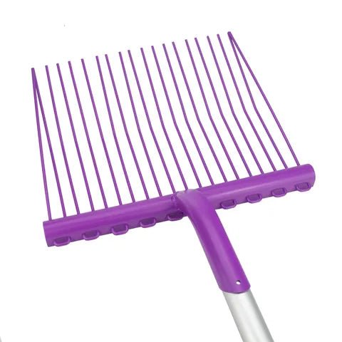 15388 - Hardware - Supreme Stable Fork Metal Aluminium Handle - Purple - Austral Ag