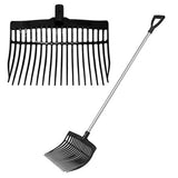 13597 - Hardware - Supreme Stable Fork Plastic - Black - Austral Ag