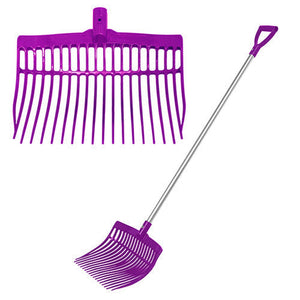 13601 - Hardware - Supreme Stable Fork Plastic - Purple - Austral Ag
