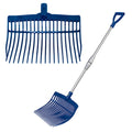 13605 - Hardware - Supreme Telescopic Stable Fork Plastic - Blue - Austral Ag