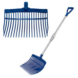 13605 - Hardware - Supreme Telescopic Stable Fork Plastic - Blue - Austral Ag