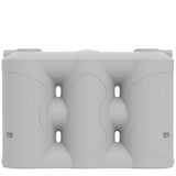 17716 - Tanks - Tall Slimline Poly Rainwater Tank 5,000L - Tank White - Austral Ag