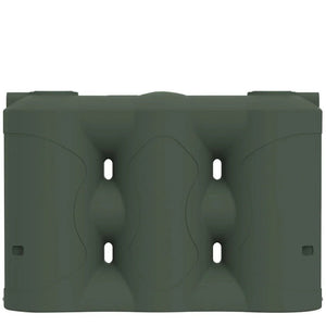 17710 - Tanks - Tall Slimline Poly Rainwater Tank 5,000L - Mist Green - Austral Ag