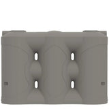 17698 - Tanks - Tall Slimline Poly Rainwater Tank 5,000L - Birch Grey - Austral Ag