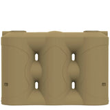 17701 - Tanks - Tall Slimline Poly Rainwater Tank 5,000L - Desert Haze - Austral Ag