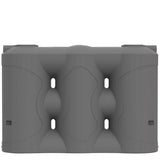 17704 - Tanks - Tall Slimline Poly Rainwater Tank 5,000L - Gull Grey - Austral Ag
