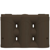 17695 - Tanks - Tall Slimline Poly Rainwater Tank 5,000L - Autumn Brown - Austral Ag
