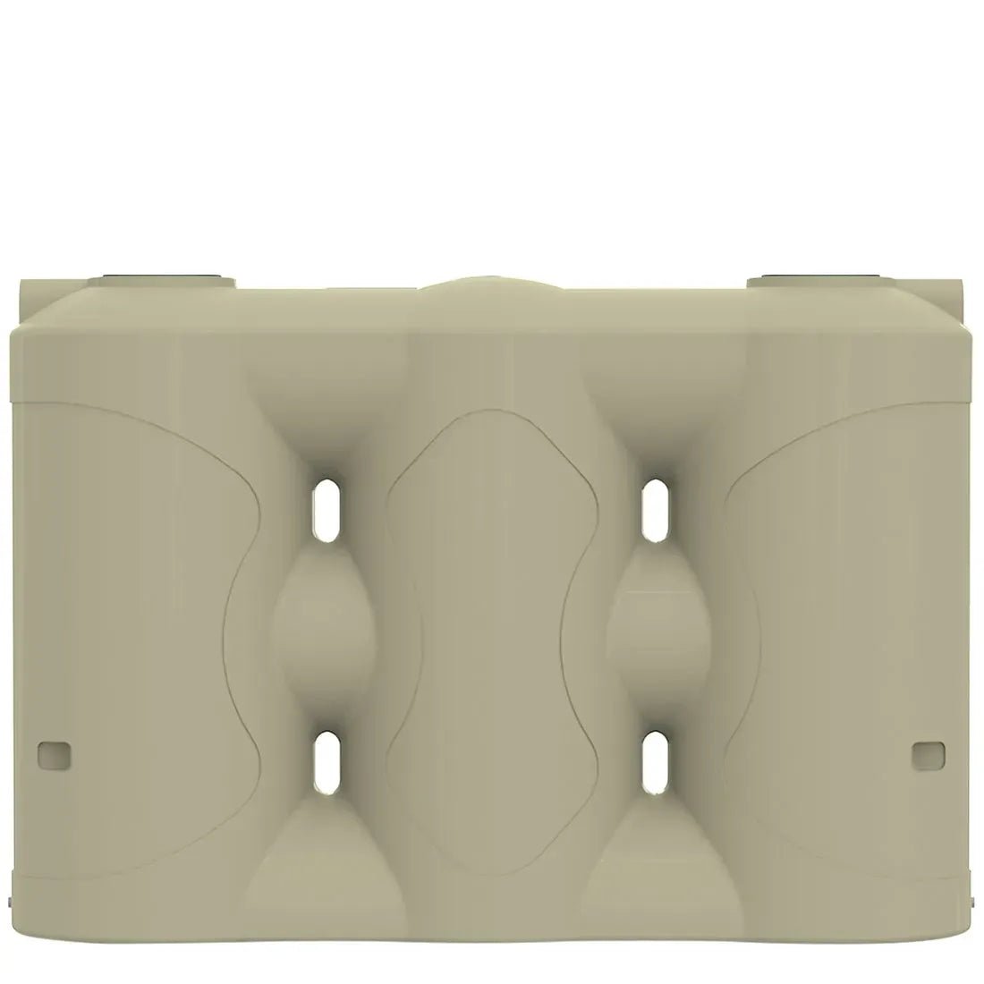 17714 - Tanks - Tall Slimline Poly Rainwater Tank 5,000L - Smooth Cream - Austral Ag