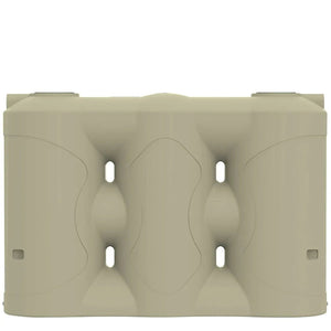 17714 - Tanks - Tall Slimline Poly Rainwater Tank 5,000L - Smooth Cream - Austral Ag