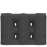 17700 - Tanks - Tall Slimline Poly Rainwater Tank 5,000L - Dark Grey - Austral Ag
