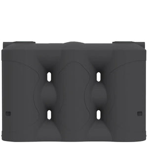 17700 - Tanks - Tall Slimline Poly Rainwater Tank 5,000L - Dark Grey - Austral Ag