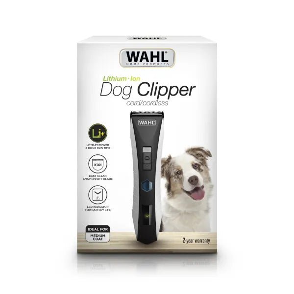 13264 - Animal Accessories - Wahl Lithium Dog Clipper With Adjustable Blade - Austral Ag