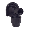 11138 - Fittings - Wall Plate Elbow Metric x - 25mm - Austral Ag