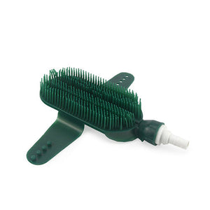 13226 - Animal Accessories - Washer Groomer Curry Comb - Red - Austral Ag