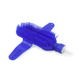 13226 - Animal Accessories - Washer Groomer Curry Comb - Red - Austral Ag
